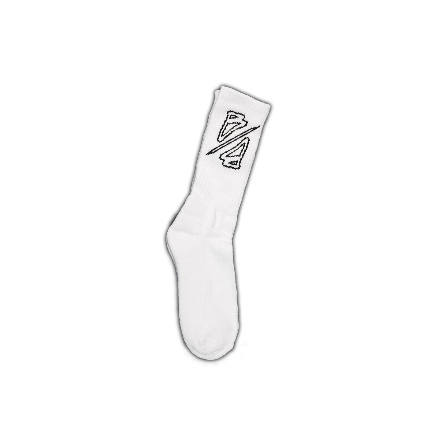 BROKEBOI EMBLEM WOVEN SOCKS (WHITE)