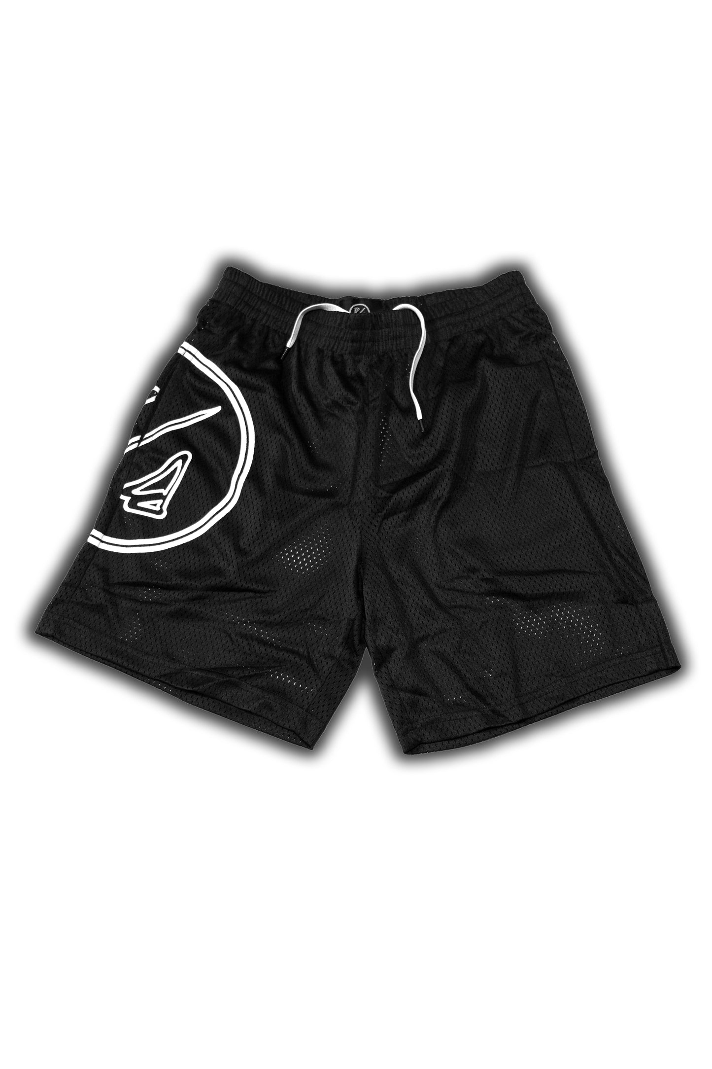 HOLLOW EMBLEM MESH BROKEBOI SHORTS
