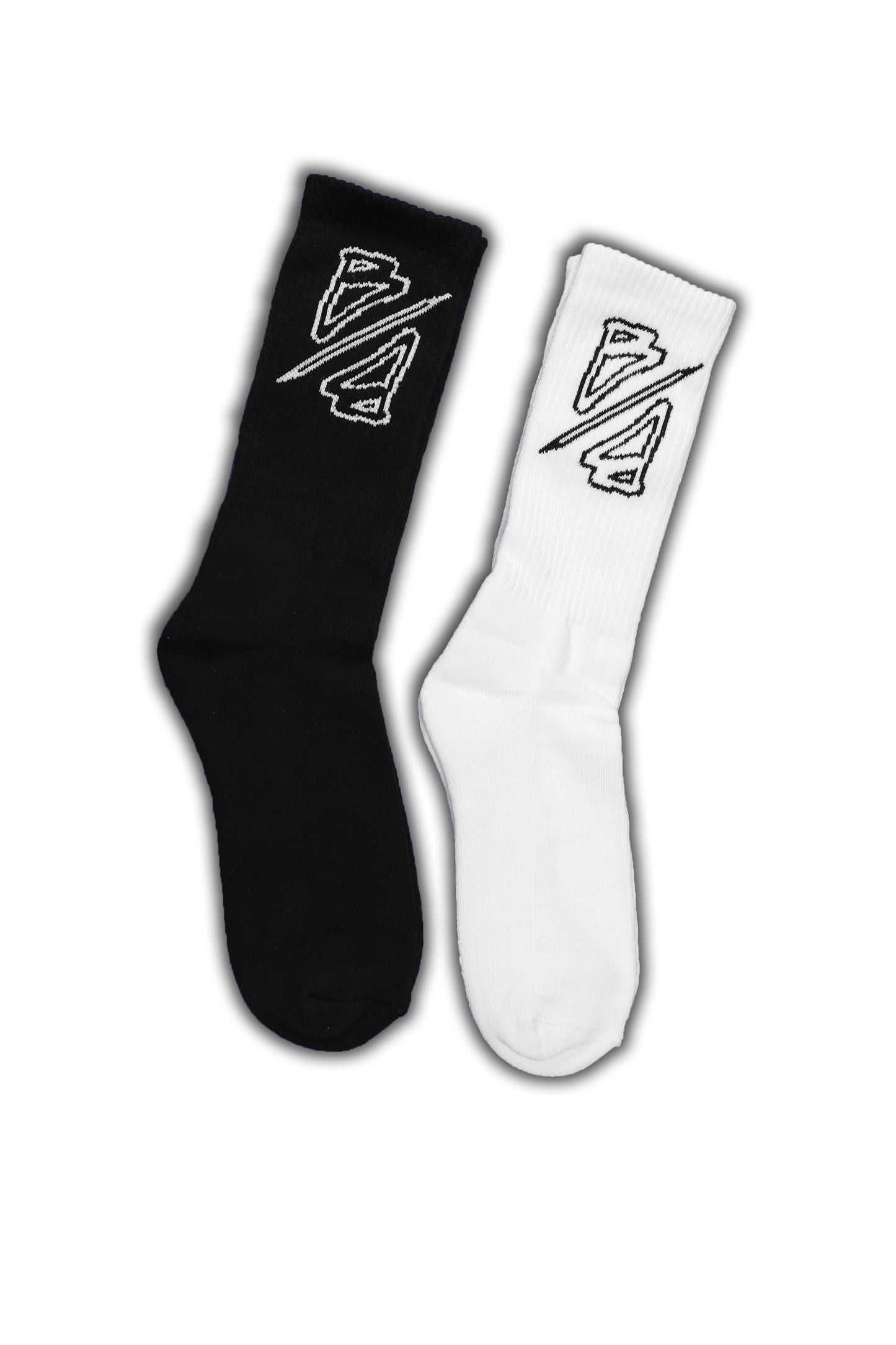 BROKEBOI EMBLEM WOVEN SOCKS (WHITE)